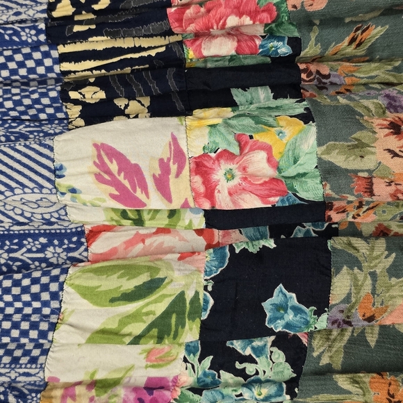 Vintage Floral Patchwork Mini Skirt - Picture 4 of 9